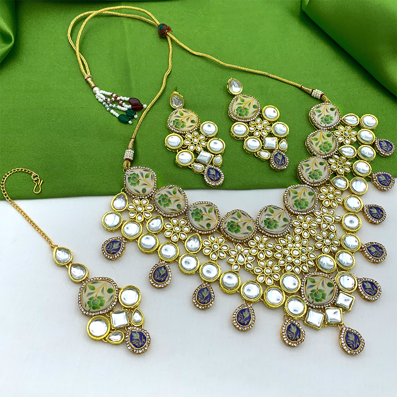 Kundan Floral Set (08-0455)