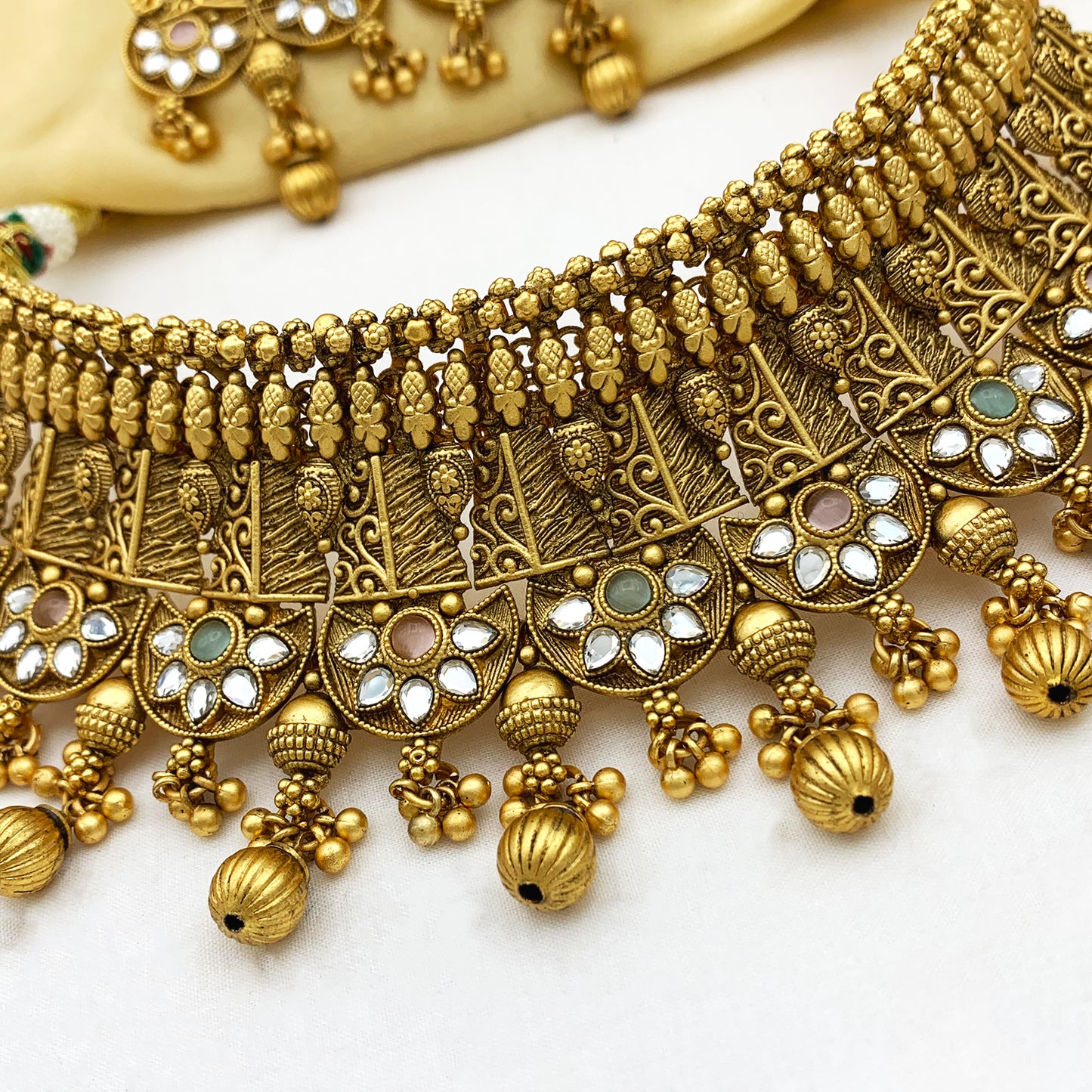 Rajwadi Antique Copper Set(SUJ-LPN-66)