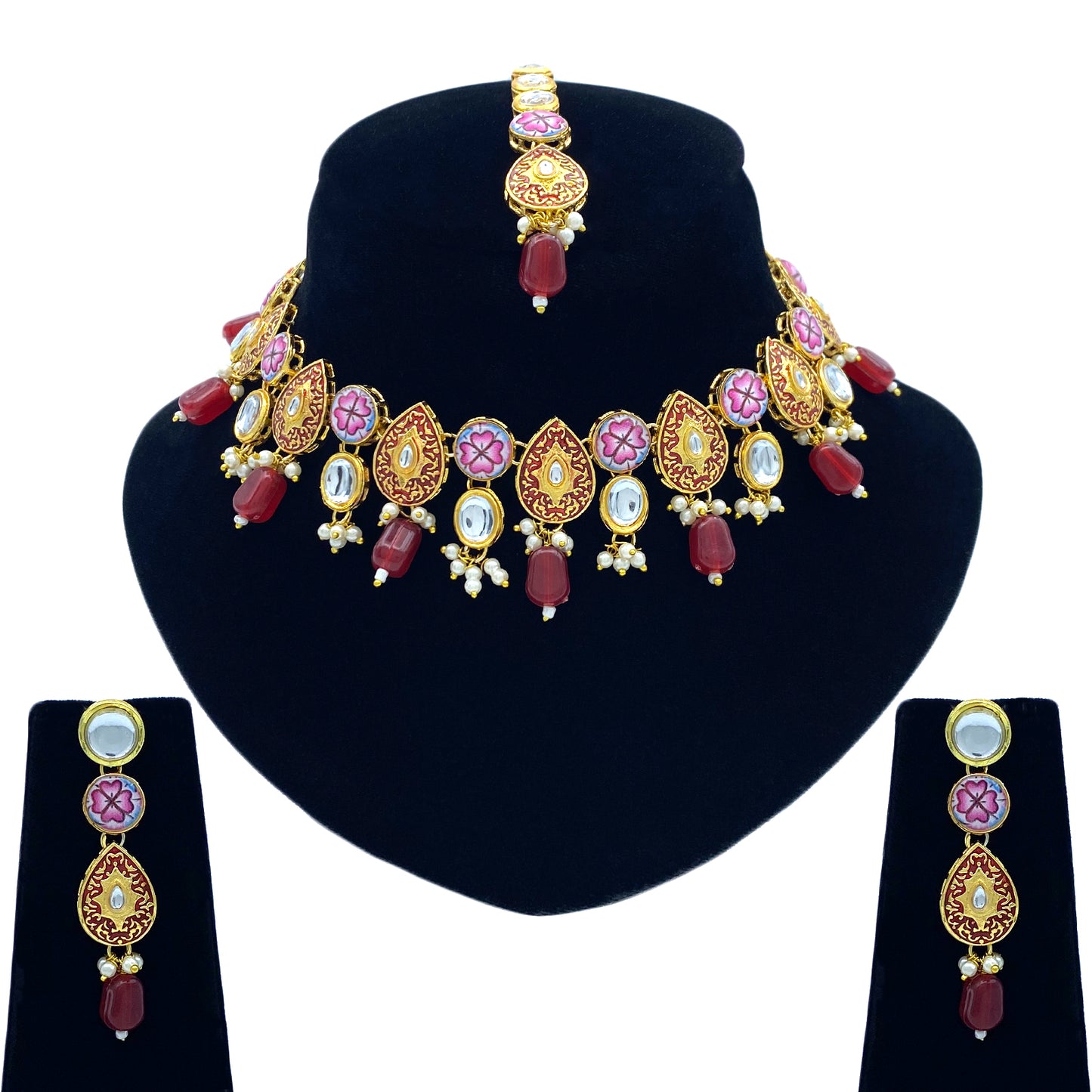 Kundan Jewellery Set (08-0543)