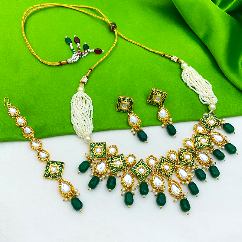 Kundan Meenakari Set (08-0122) – Sujwel