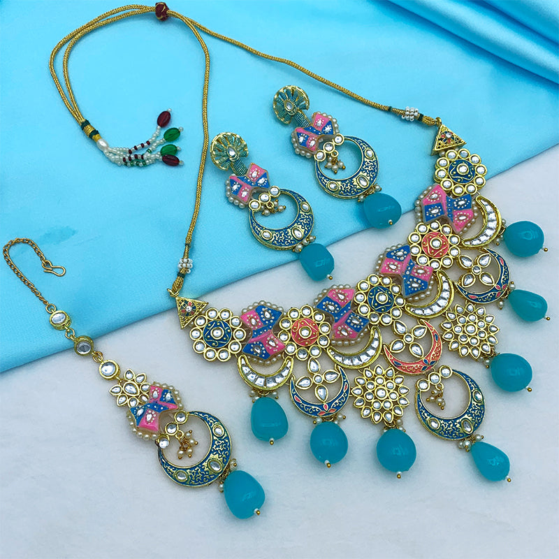 Kundan Meenakari Set (08-0452)