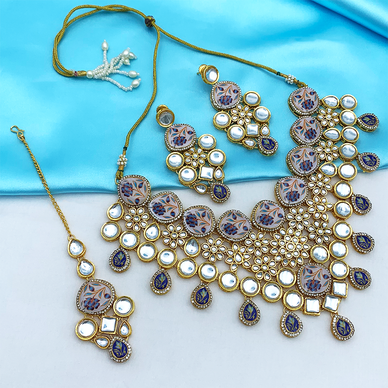 Kundan Floral Set (08-0455)