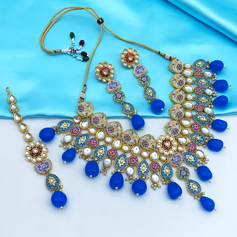 Kundan Floral Set (08-0448)