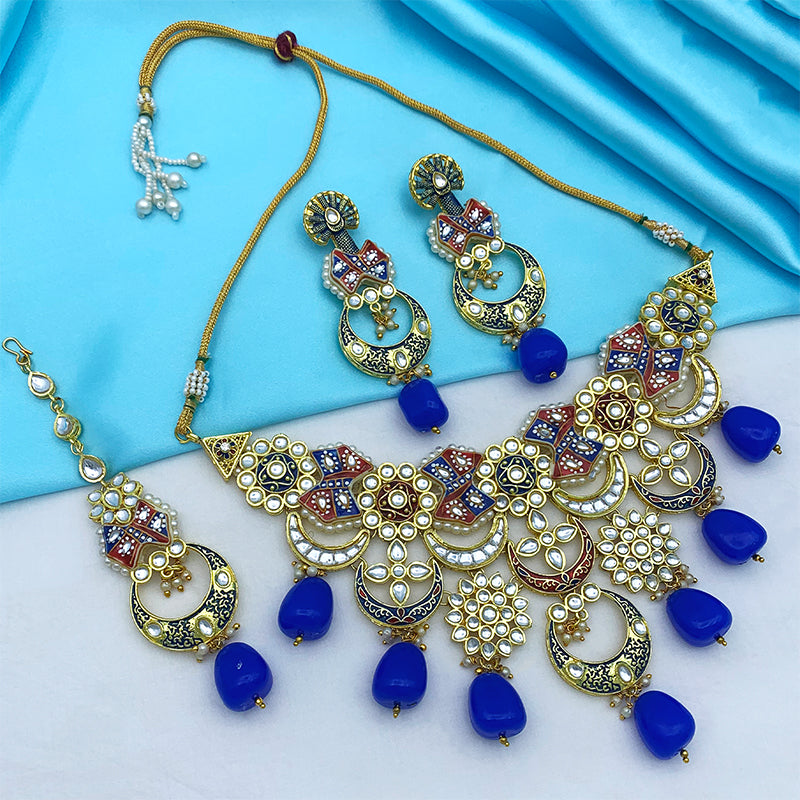 Kundan Meenakari Set (08-0452)