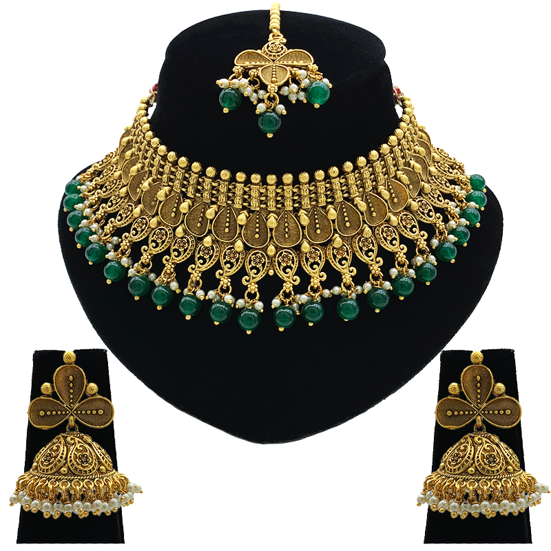 Rajwadi Antique Copper Set(SUJ-LPN-89)