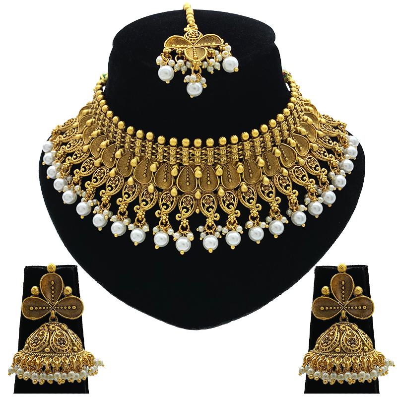 Rajwadi Antique Copper Set(SUJ-LPN-89)