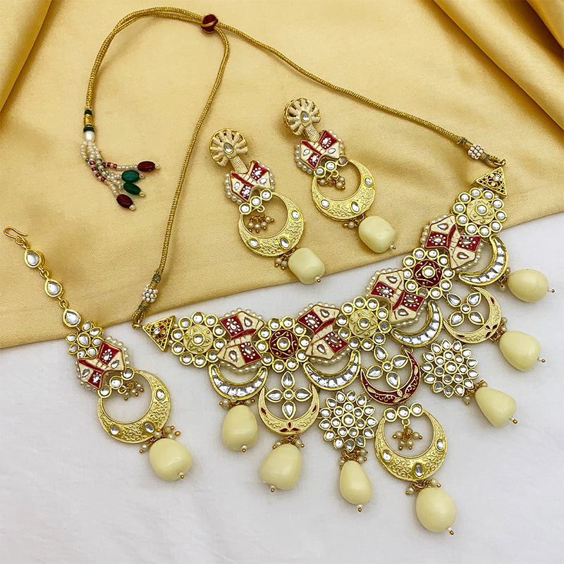 Kundan Meenakari Set (08-0452)