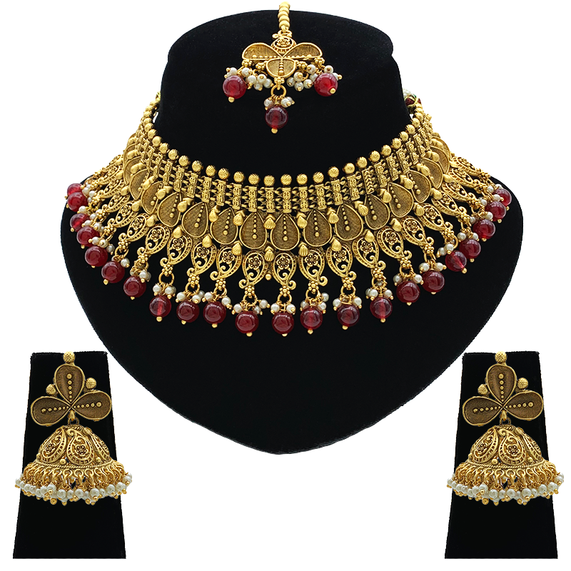 Rajwadi Antique Copper Set(SUJ-LPN-89)