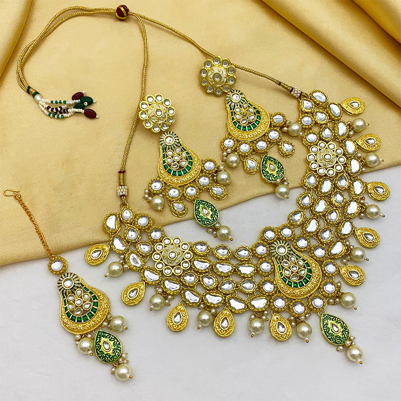 Kundan Meenakari Set (08-0277)