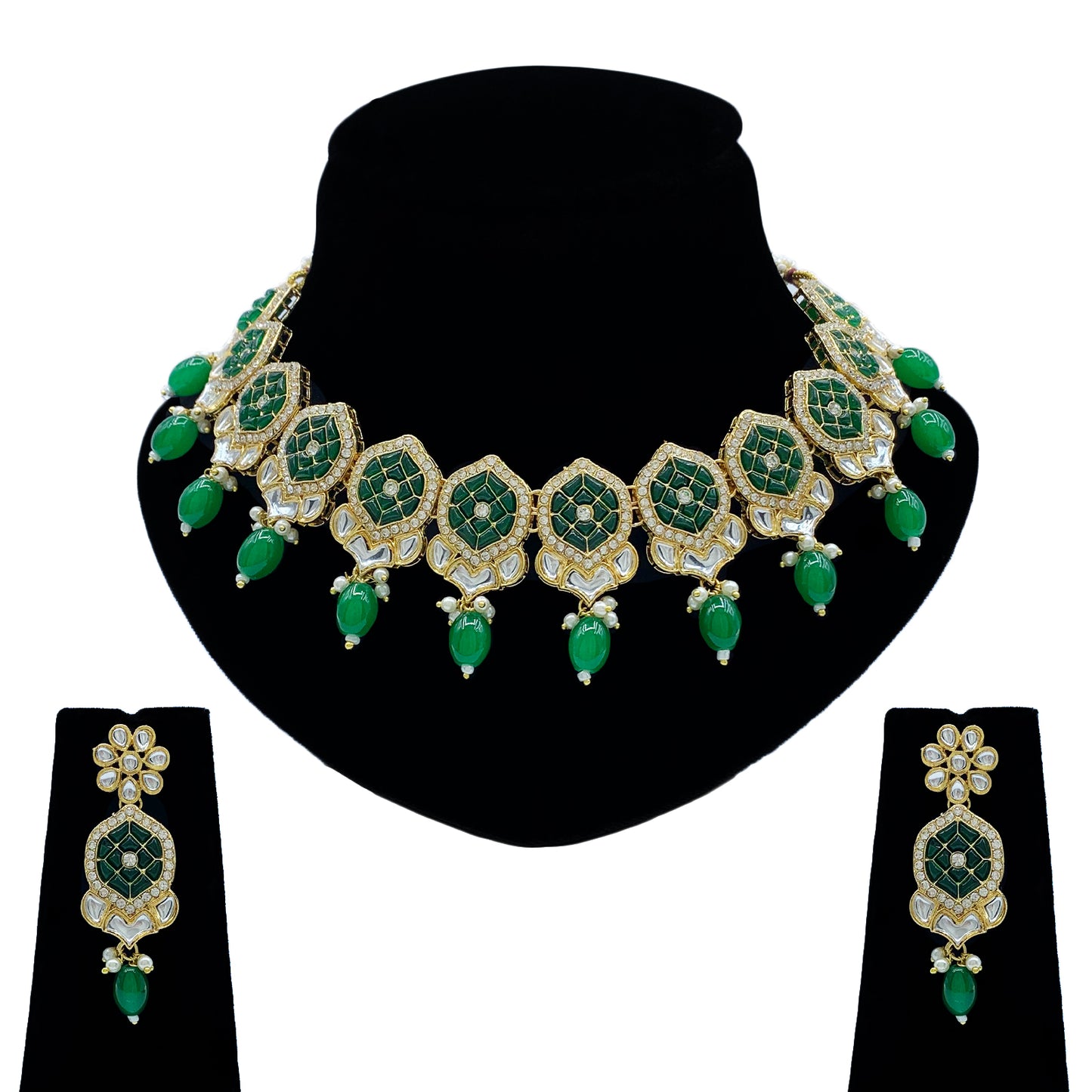 Kundan Jewellery Set (08-0555)