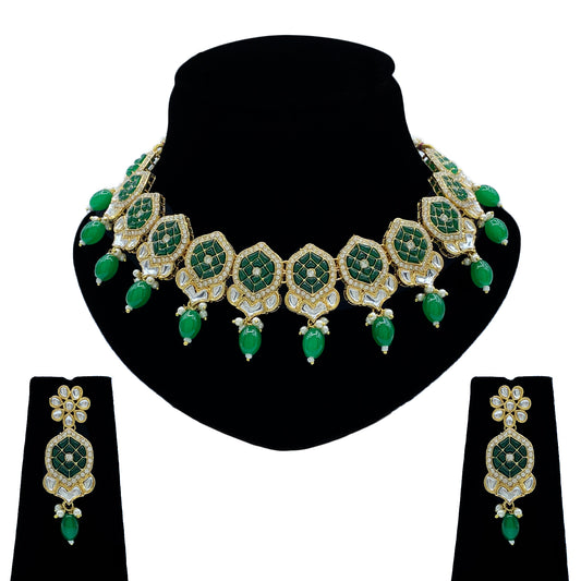 Kundan Jewellery Set (08-0555)