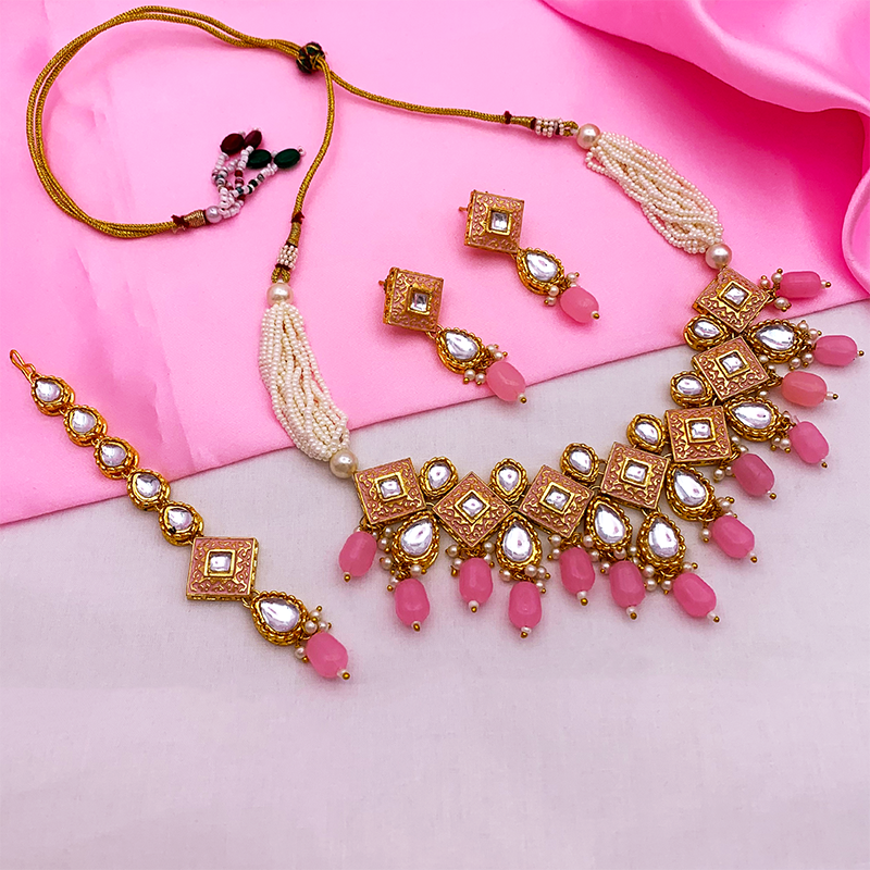 Kundan Meenakari Set (08-0122)