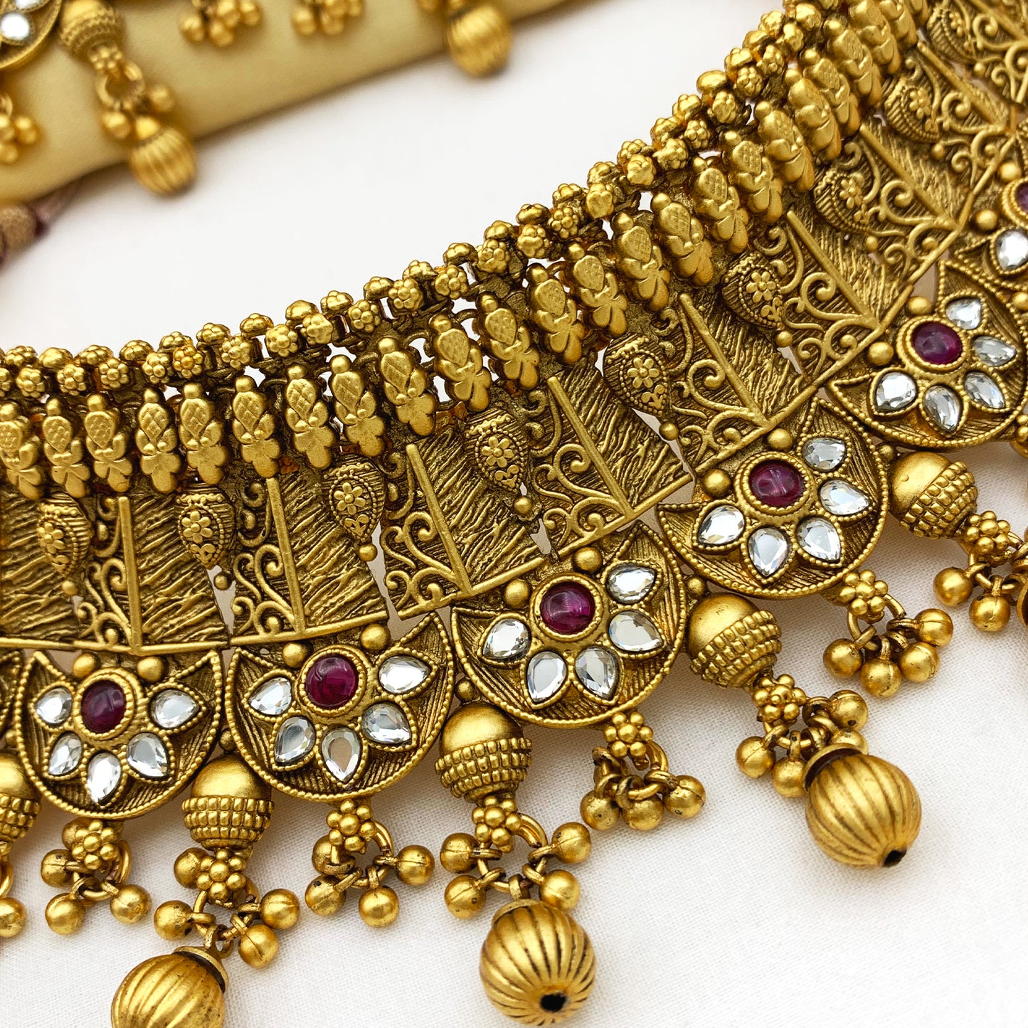 Rajwadi Antique Copper Set(SUJ-LPN-66)