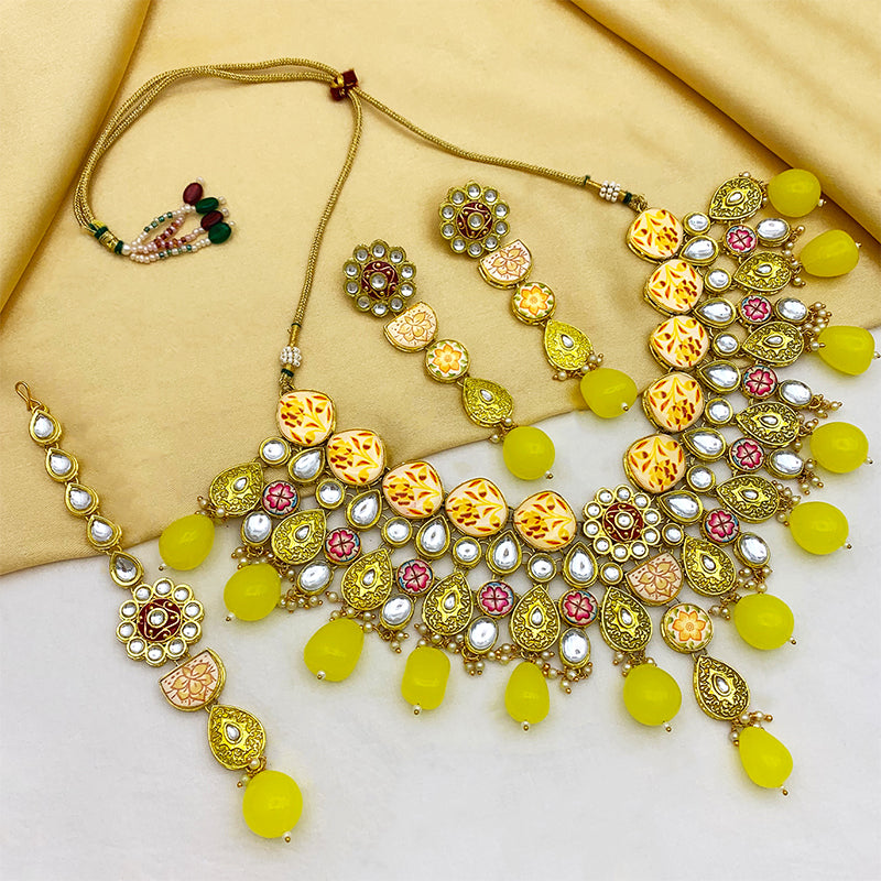 Kundan Floral Set (08-0448)
