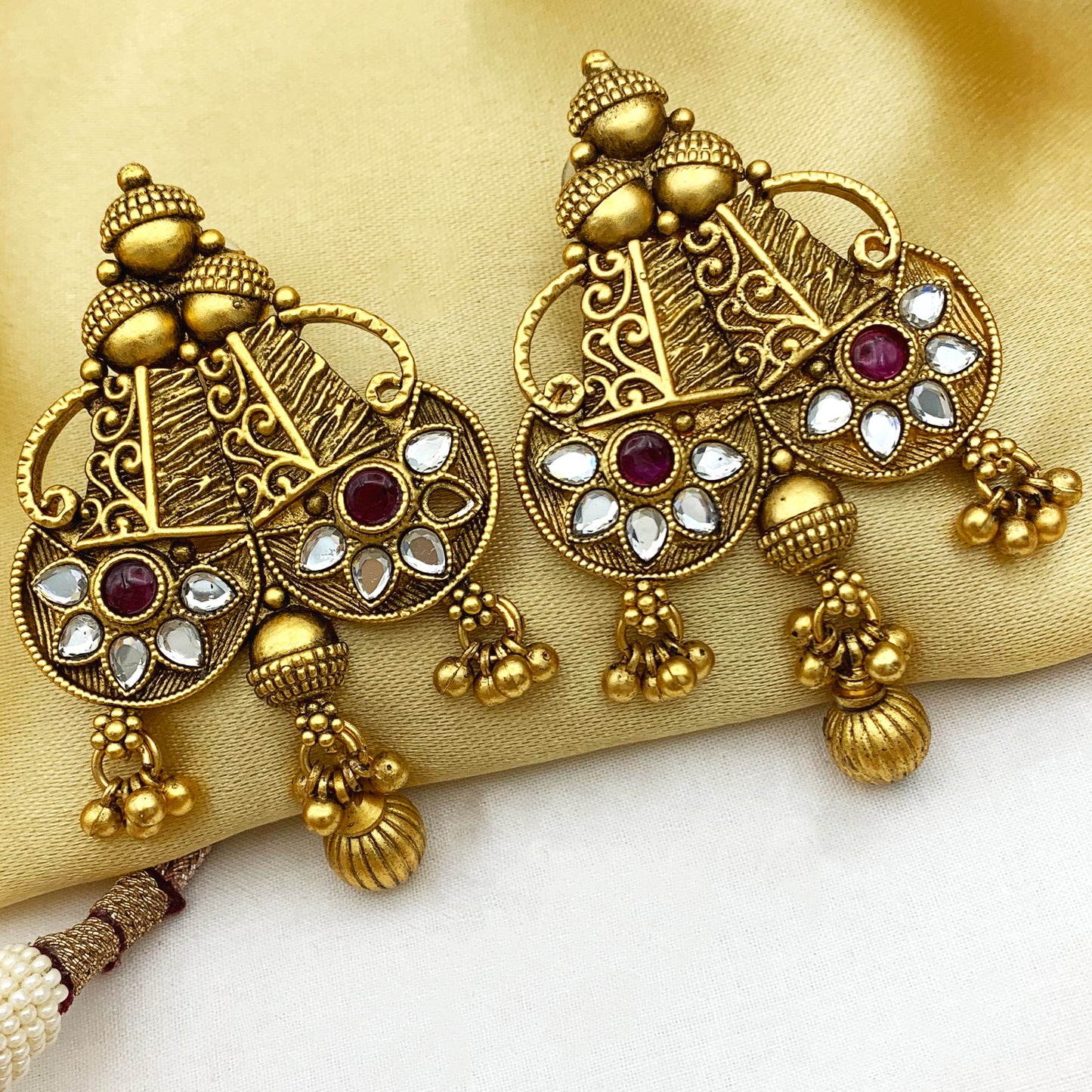 Rajwadi Antique Copper Set(SUJ-LPN-66)