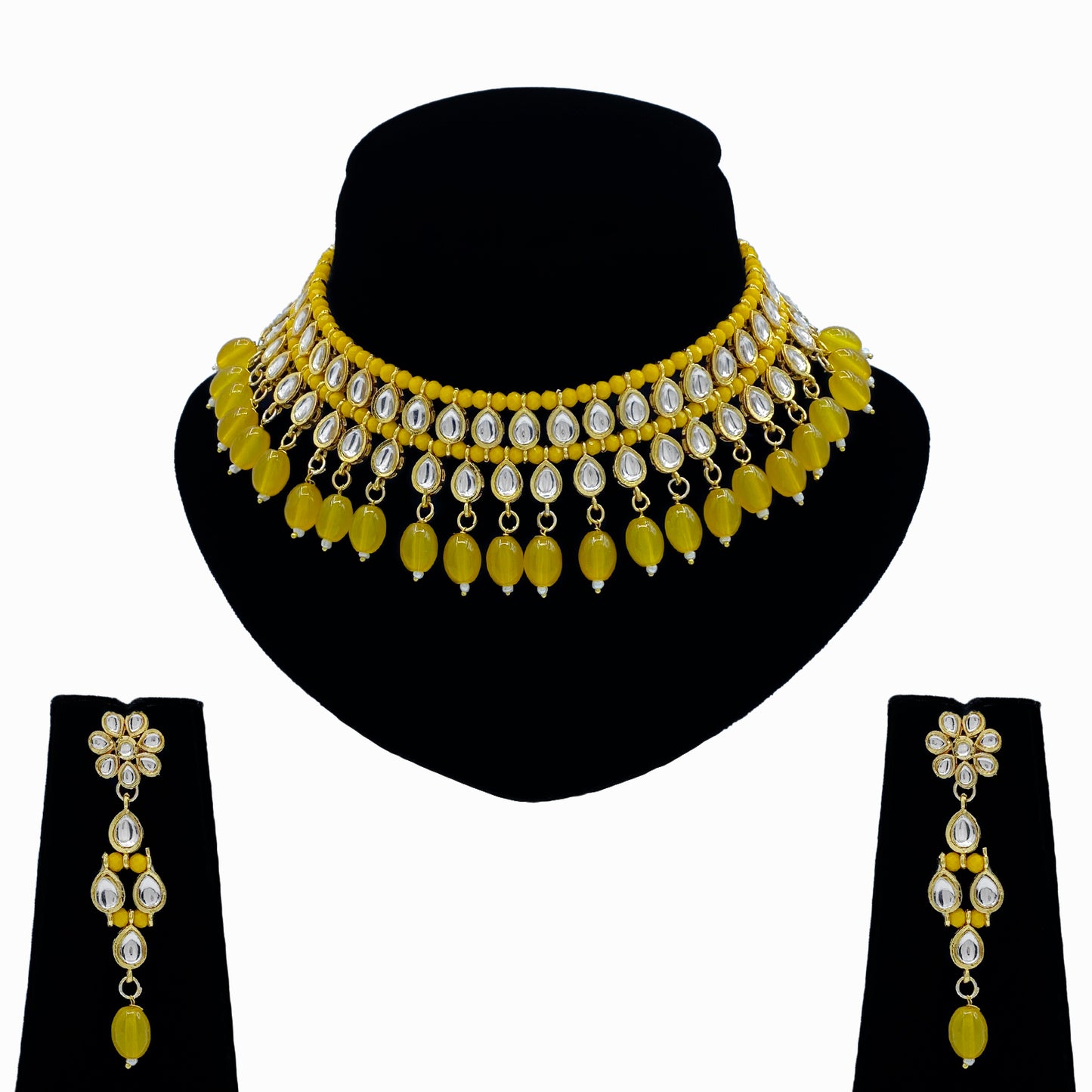 Sujwel Kundan Jewellery Set (08-0541)