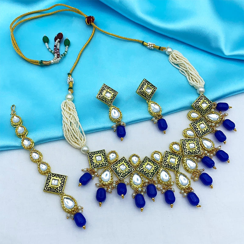 Kundan Meenakari Set (08-0122)