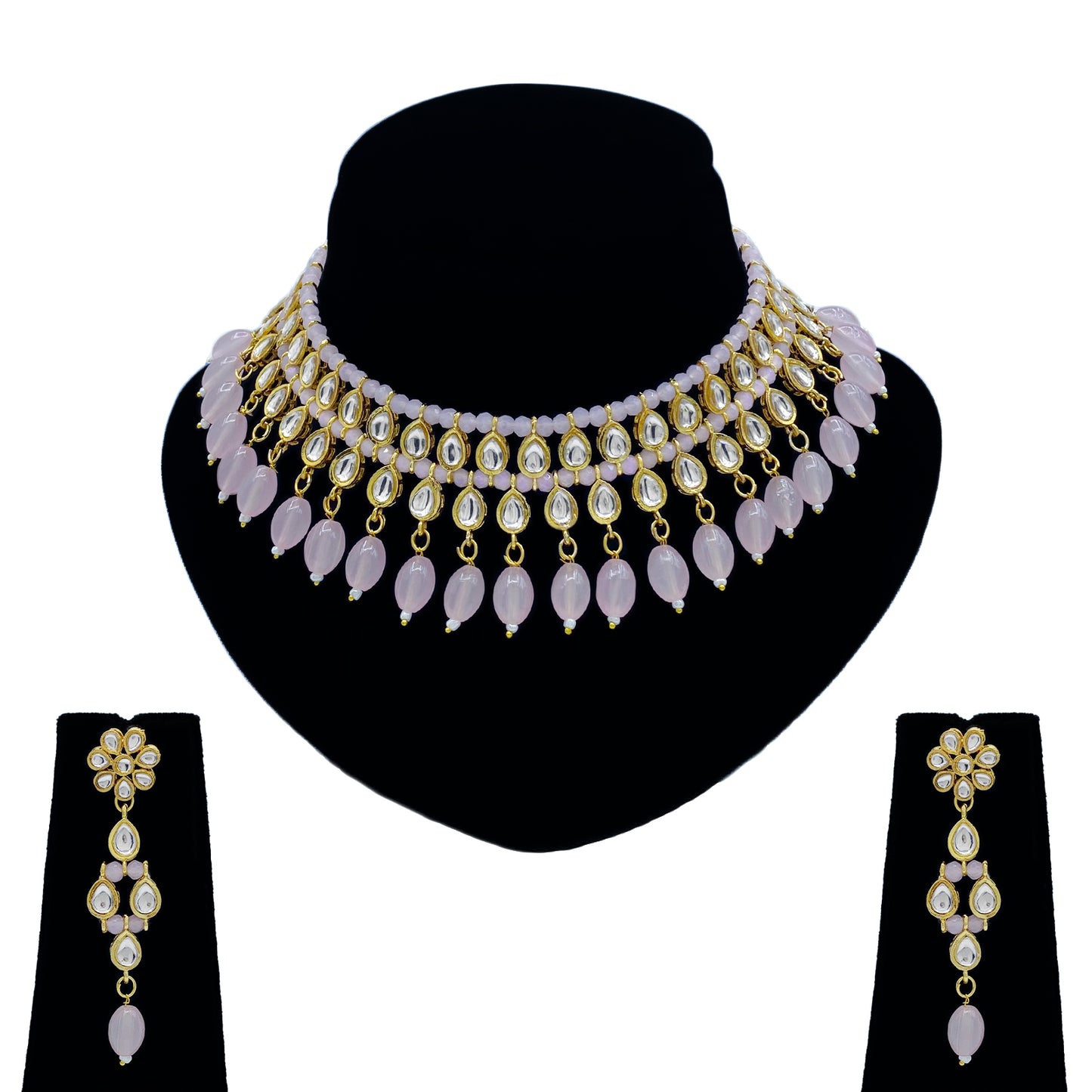 Sujwel Kundan Jewellery Set (08-0541)