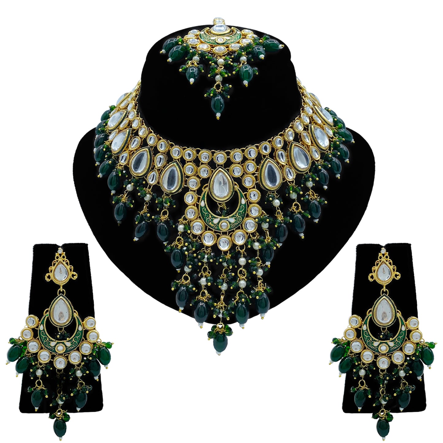 Kundan Necklace Set for Women (08-0556)