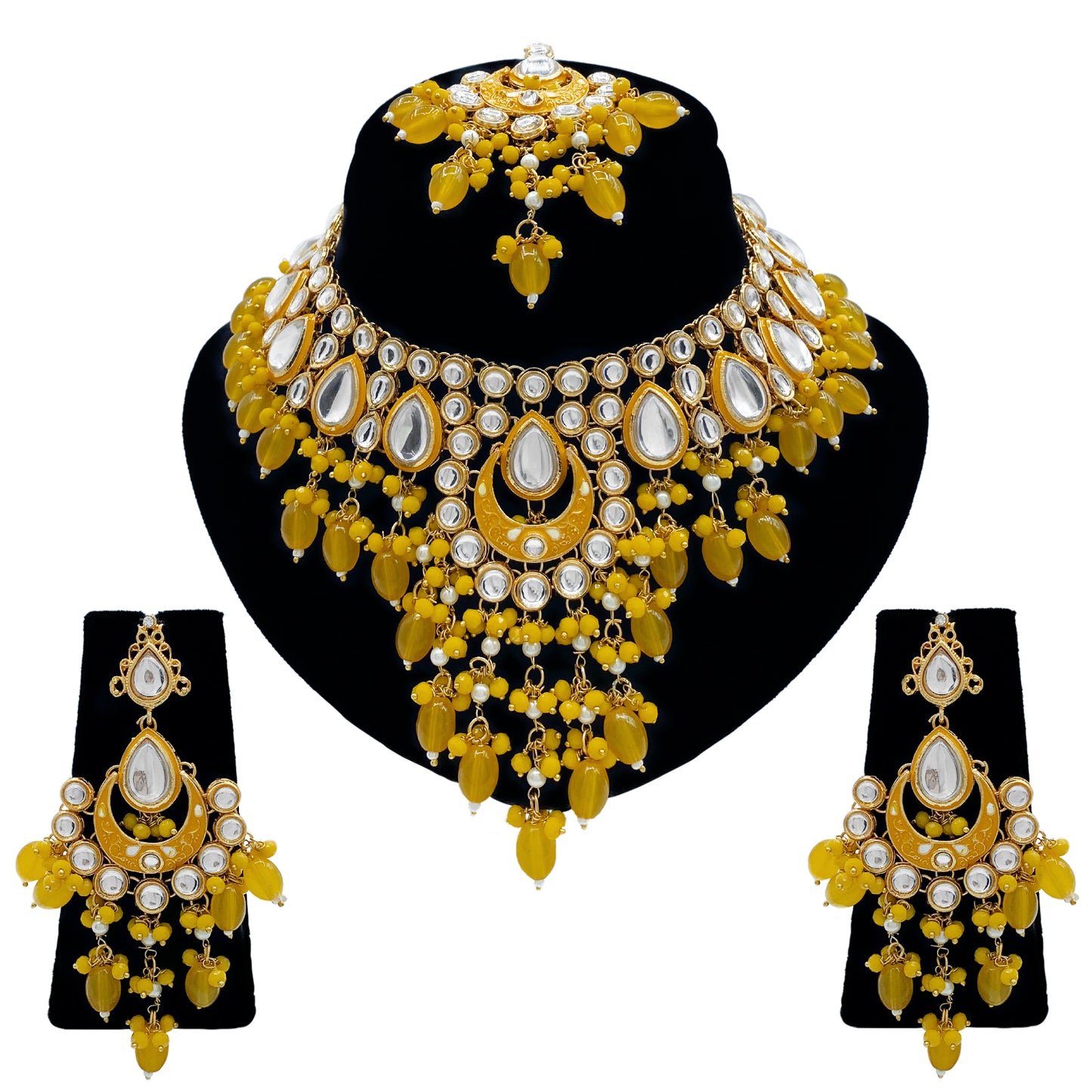 Kundan Necklace Set for Women (08-0556)