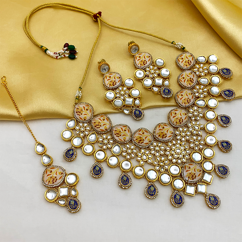 Kundan Floral Set (08-0455)