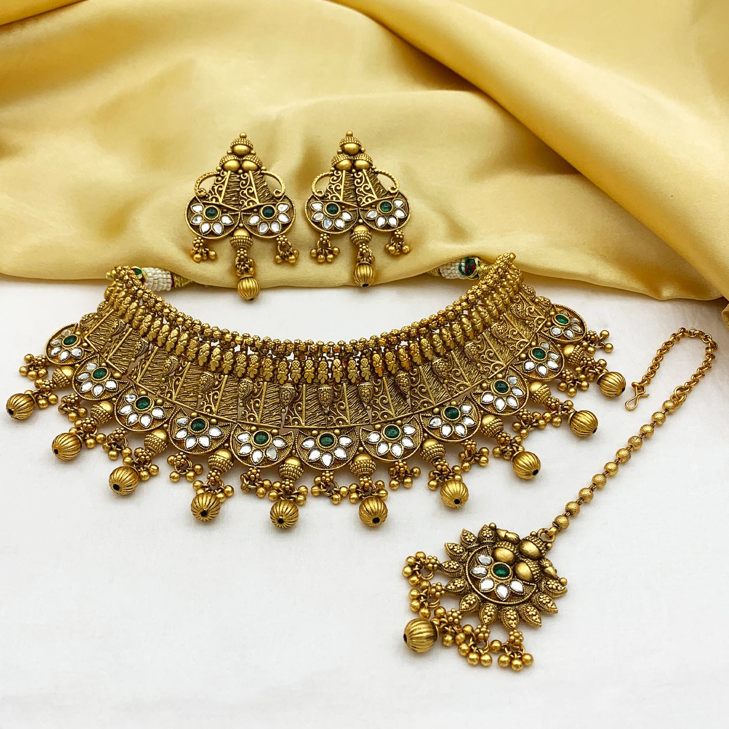 Rajwadi Antique Copper Set(SUJ-LPN-66)