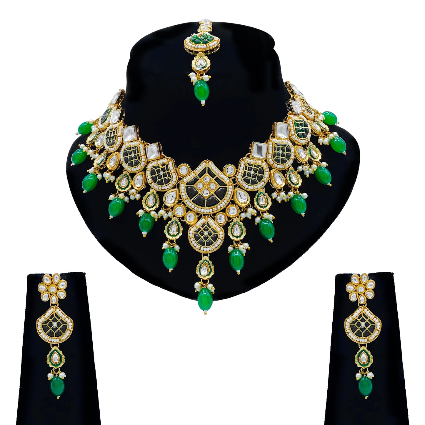 Kundan Necklace Set for Women (08-0559)