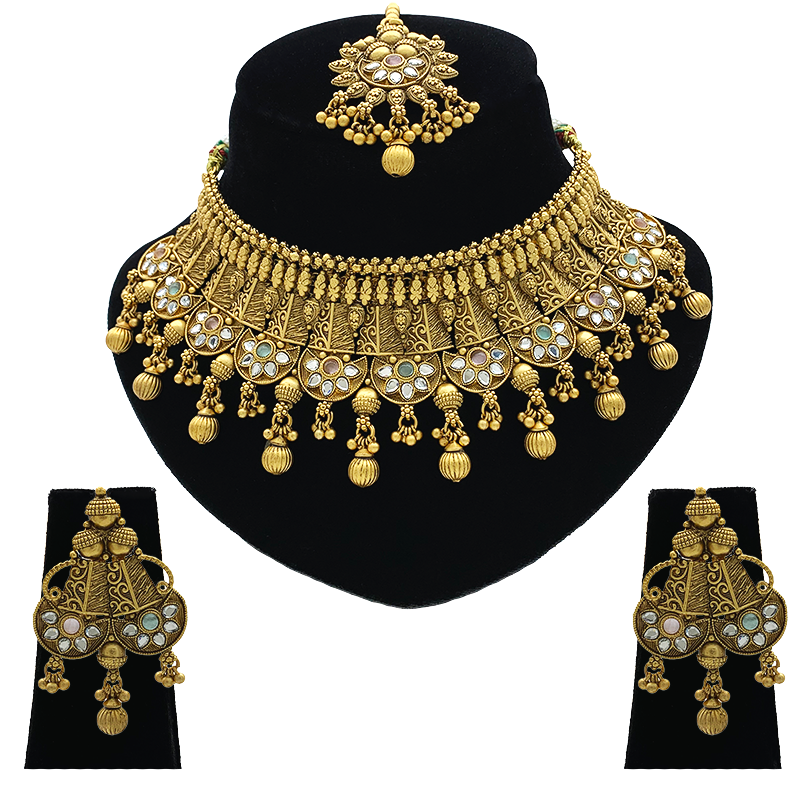 Rajwadi Antique Copper Set(SUJ-LPN-66)