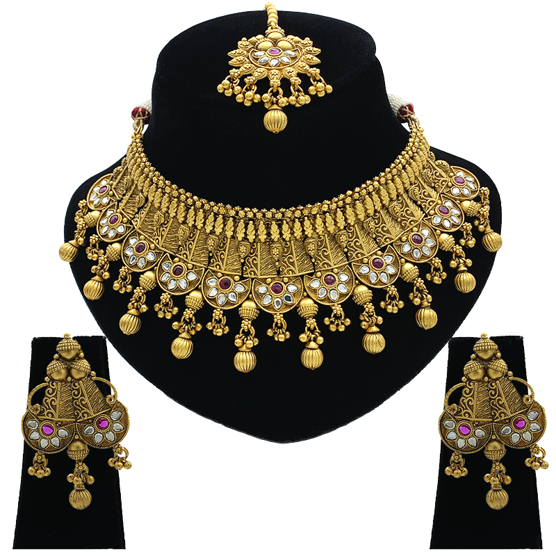 Rajwadi Antique Copper Set(SUJ-LPN-66)