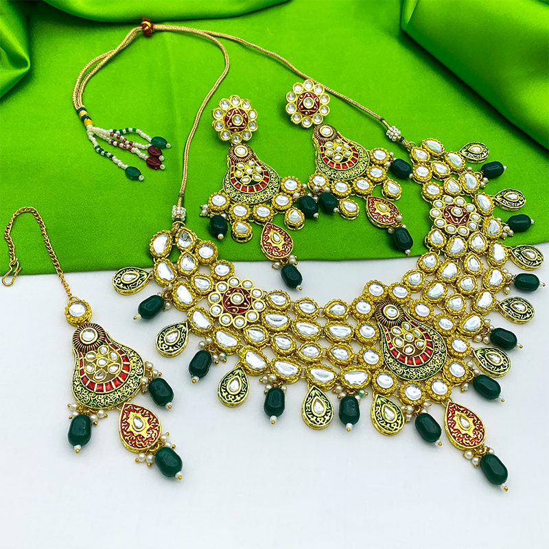 Kundan Meenakari Set (08-0277)
