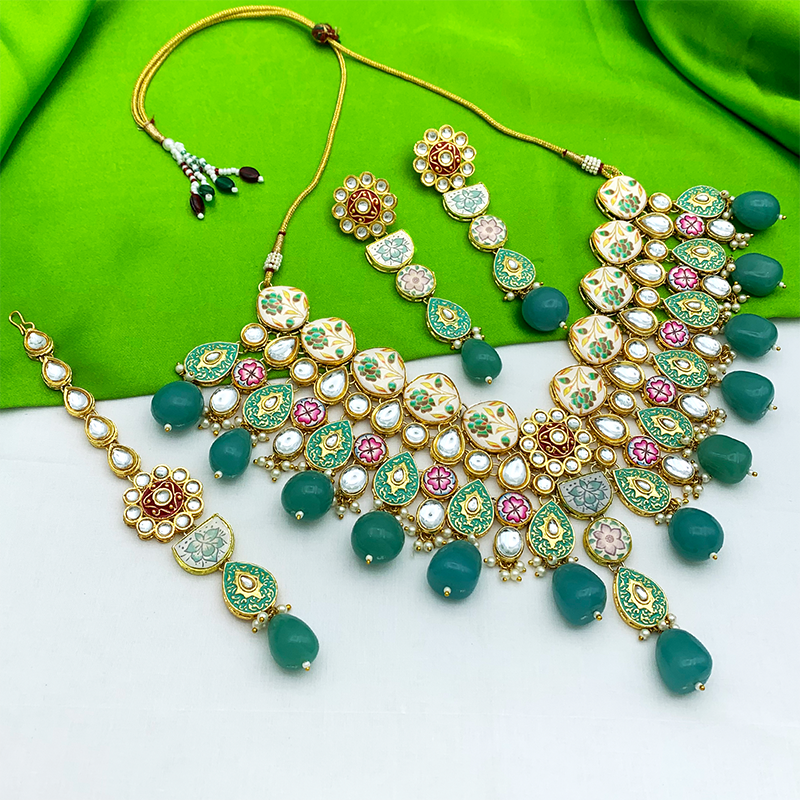 Kundan Floral Set (08-0448)