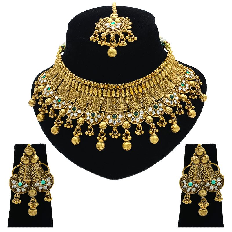 Rajwadi Antique Copper Set(SUJ-LPN-66)