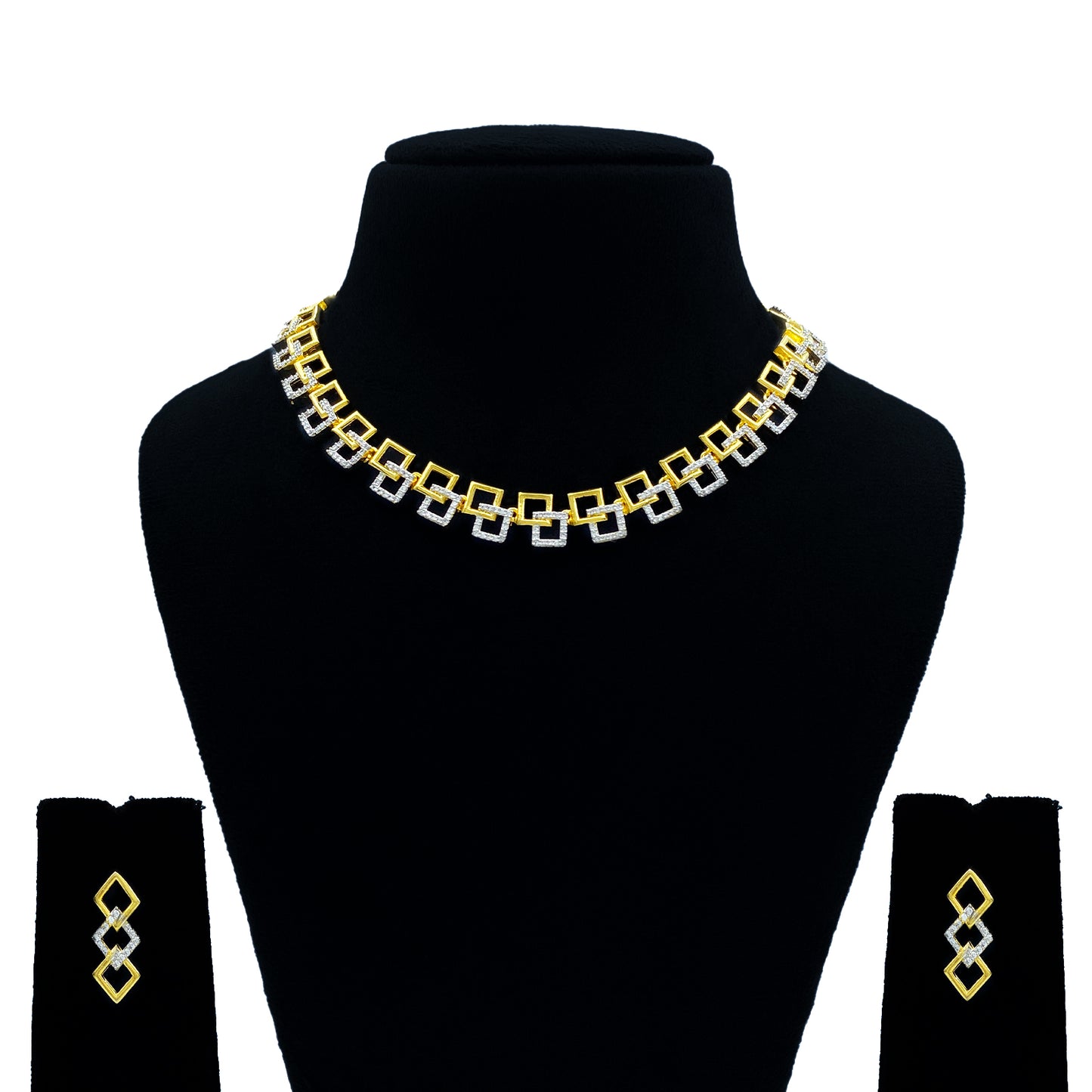 Baaniz Akira AD Studded Necklace Set