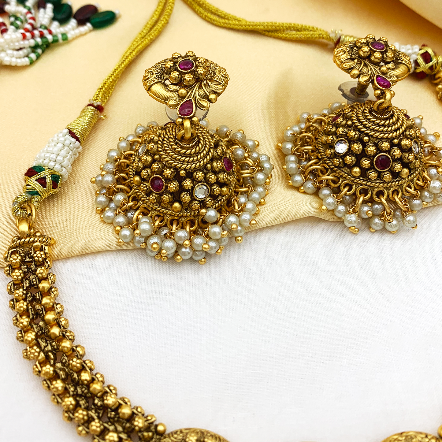 Rajwadi Antique Copper Set(SUJ-LPN-80)