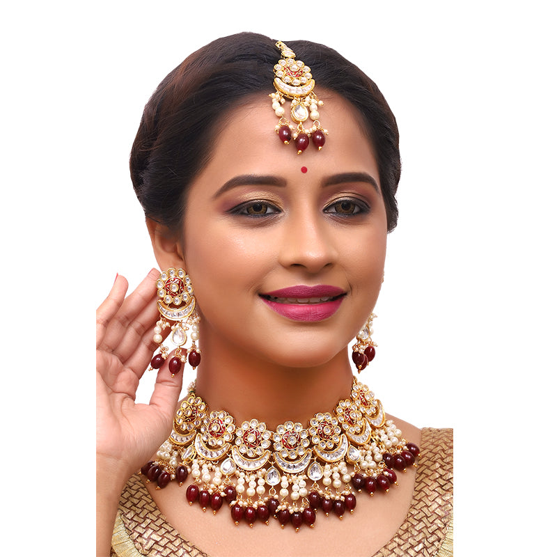 Kundan Meenakari Set (08-0243)