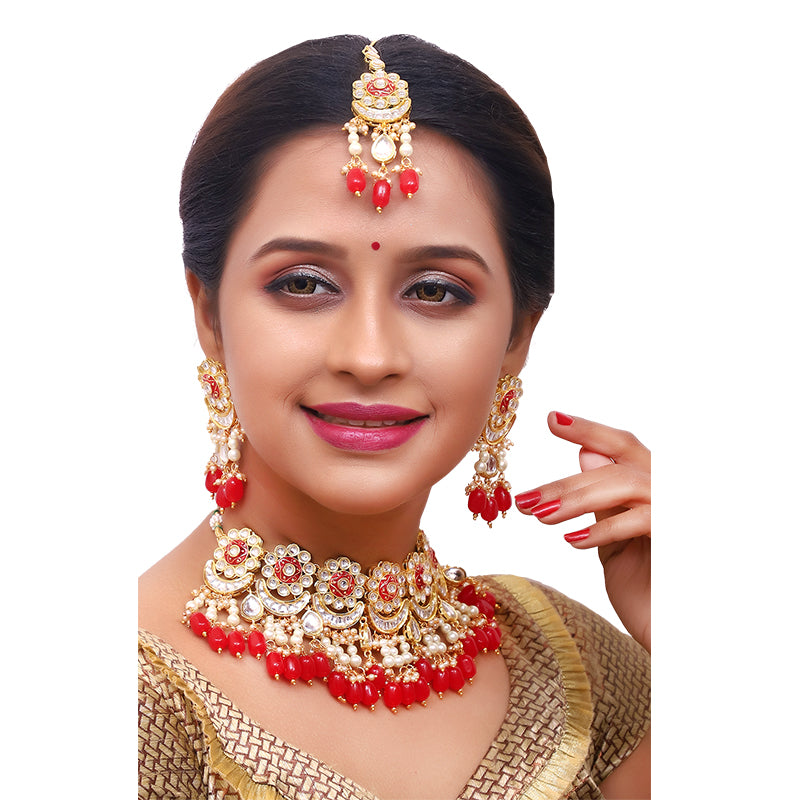 Kundan Meenakari Set (08-0243)