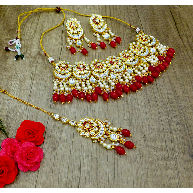 Kundan Meenakari Set (08-0243)