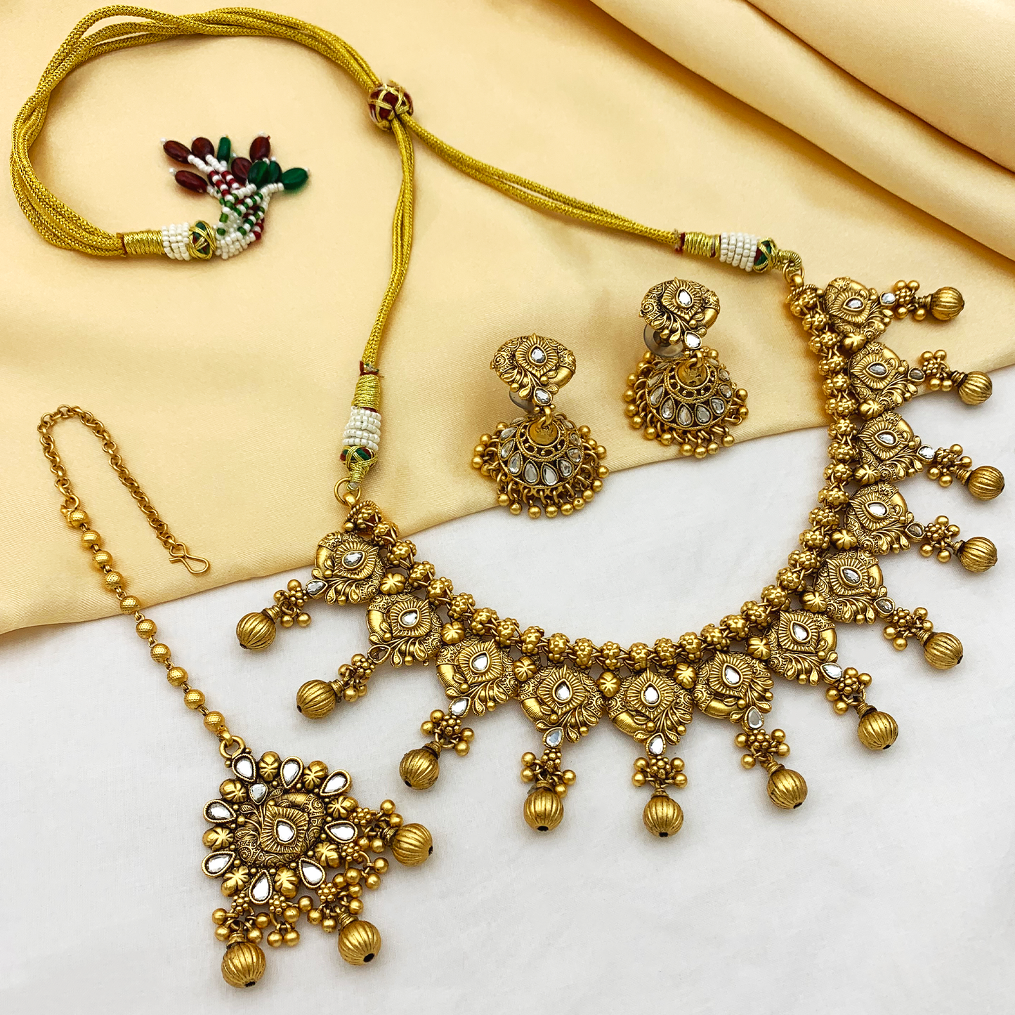 Rajwadi Antique Copper Set(SUJ-LPN-58)
