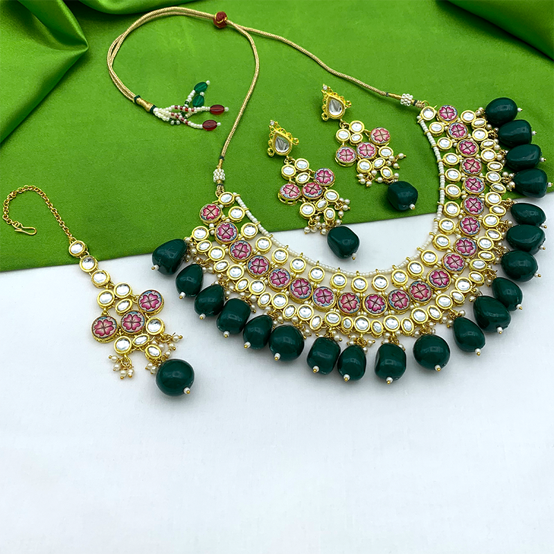 Kundan Floral Set (08-0438)