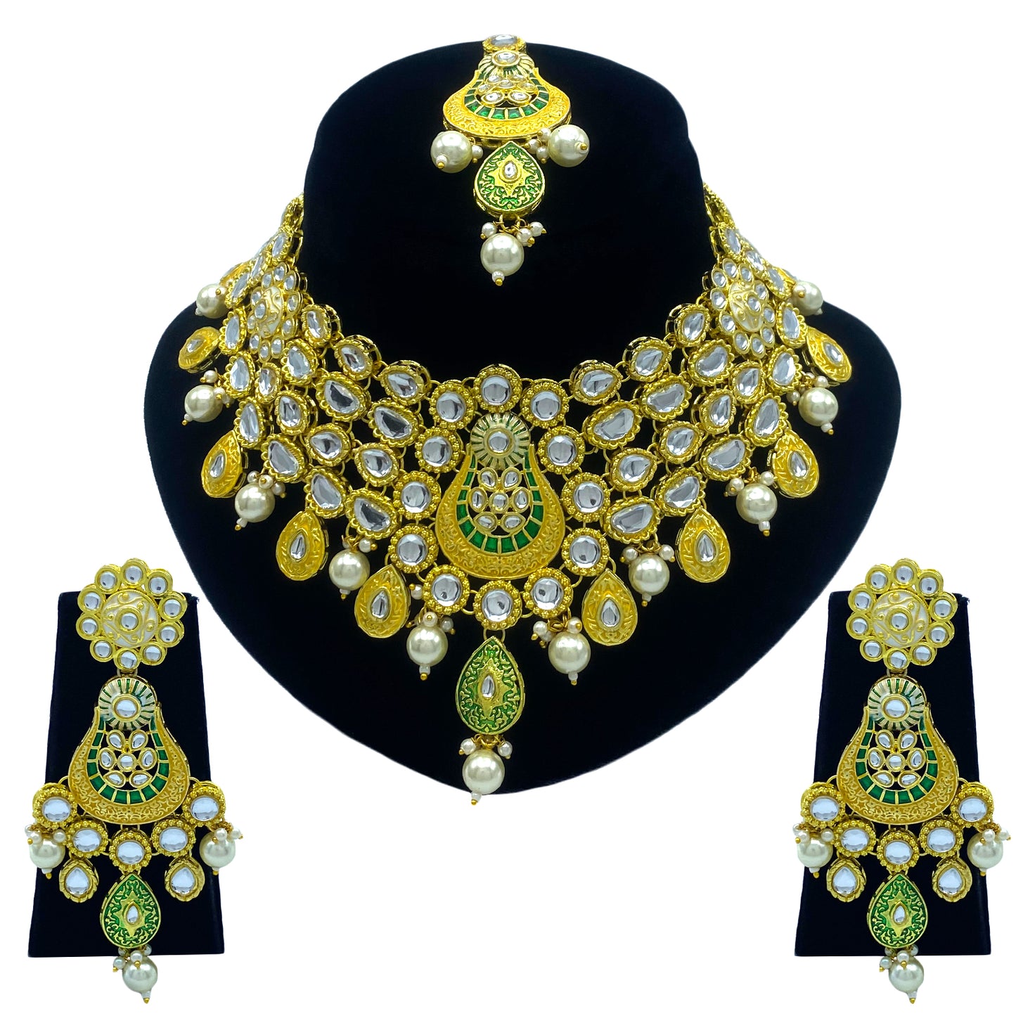 Kundan Meenakari Set (08-0277)