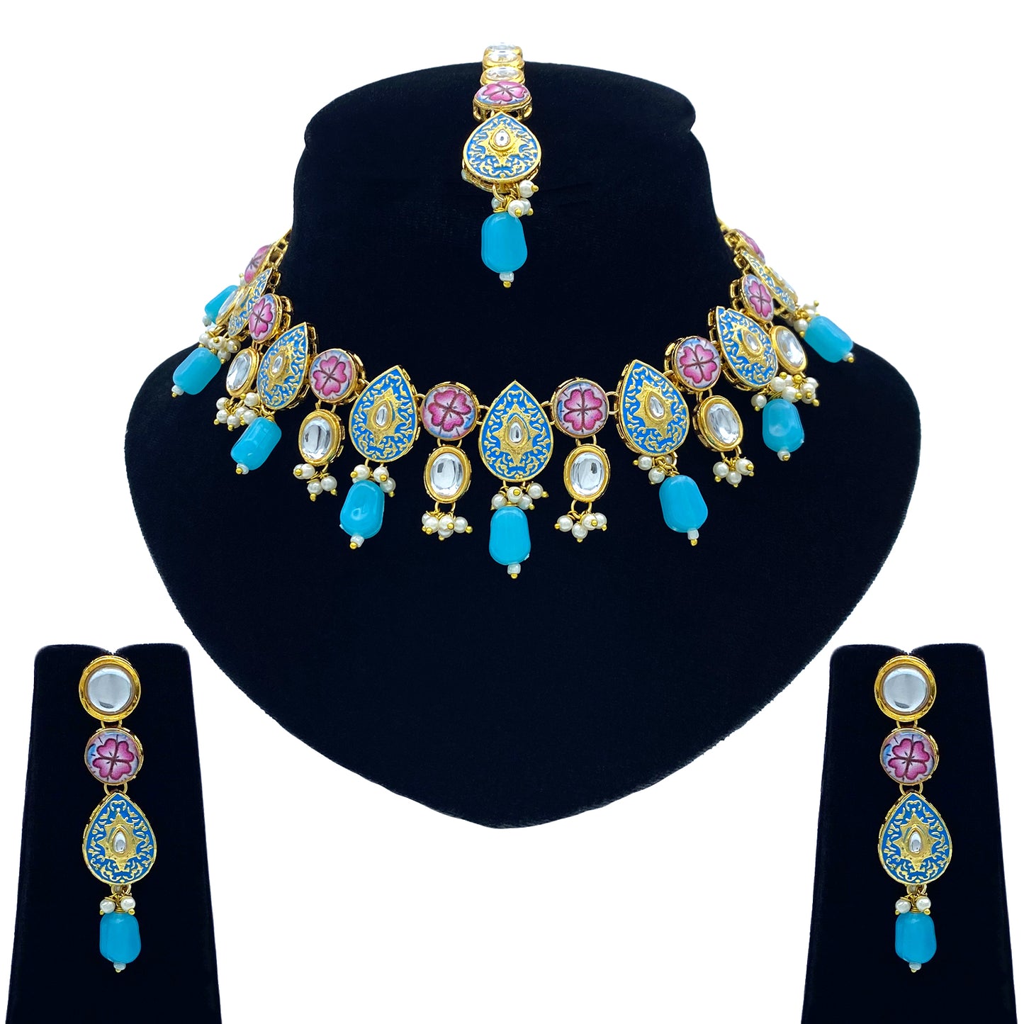 Kundan Jewellery Set (08-0543)