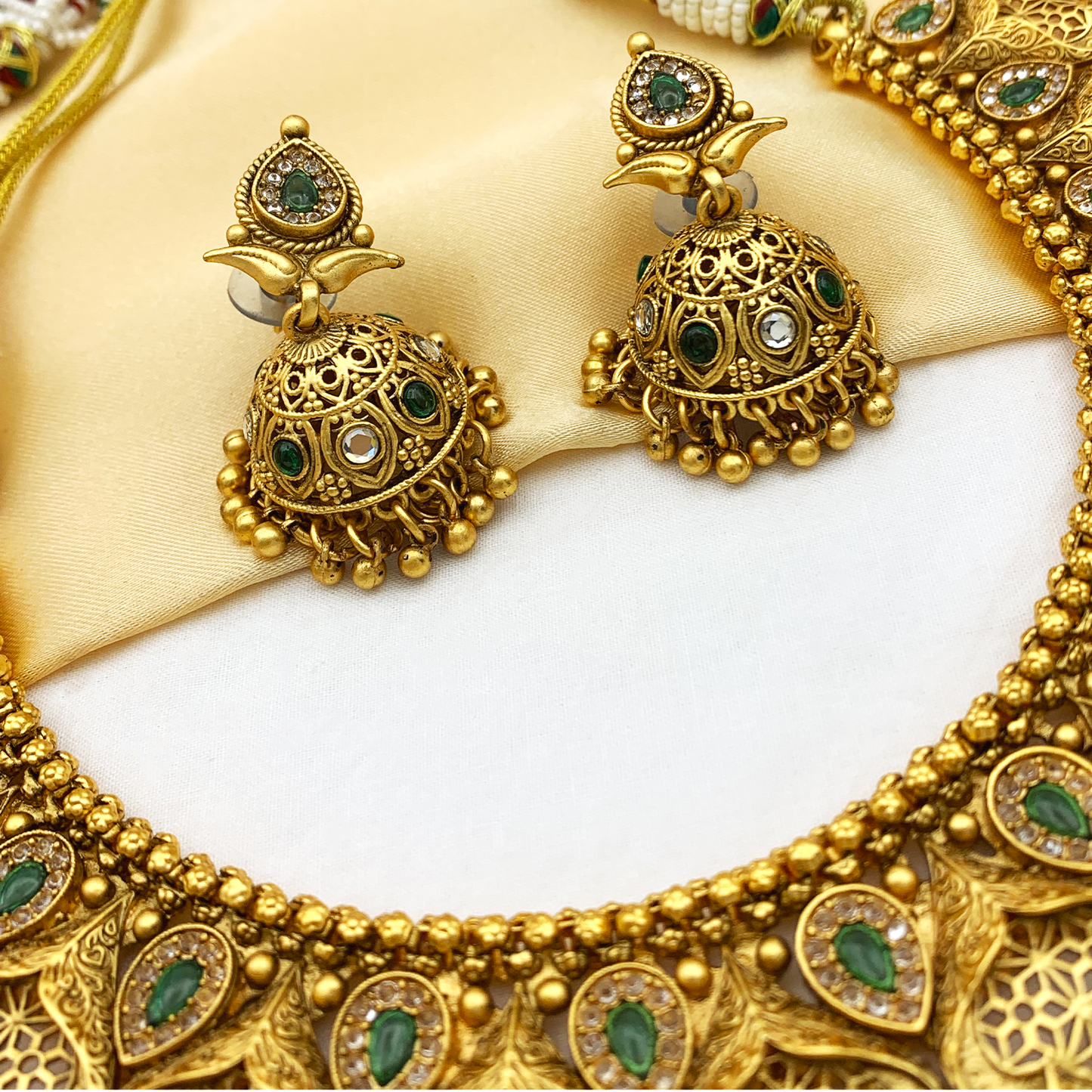 Sujwel Rajwadi Antique Copper Set (SUJ-LPN-63)