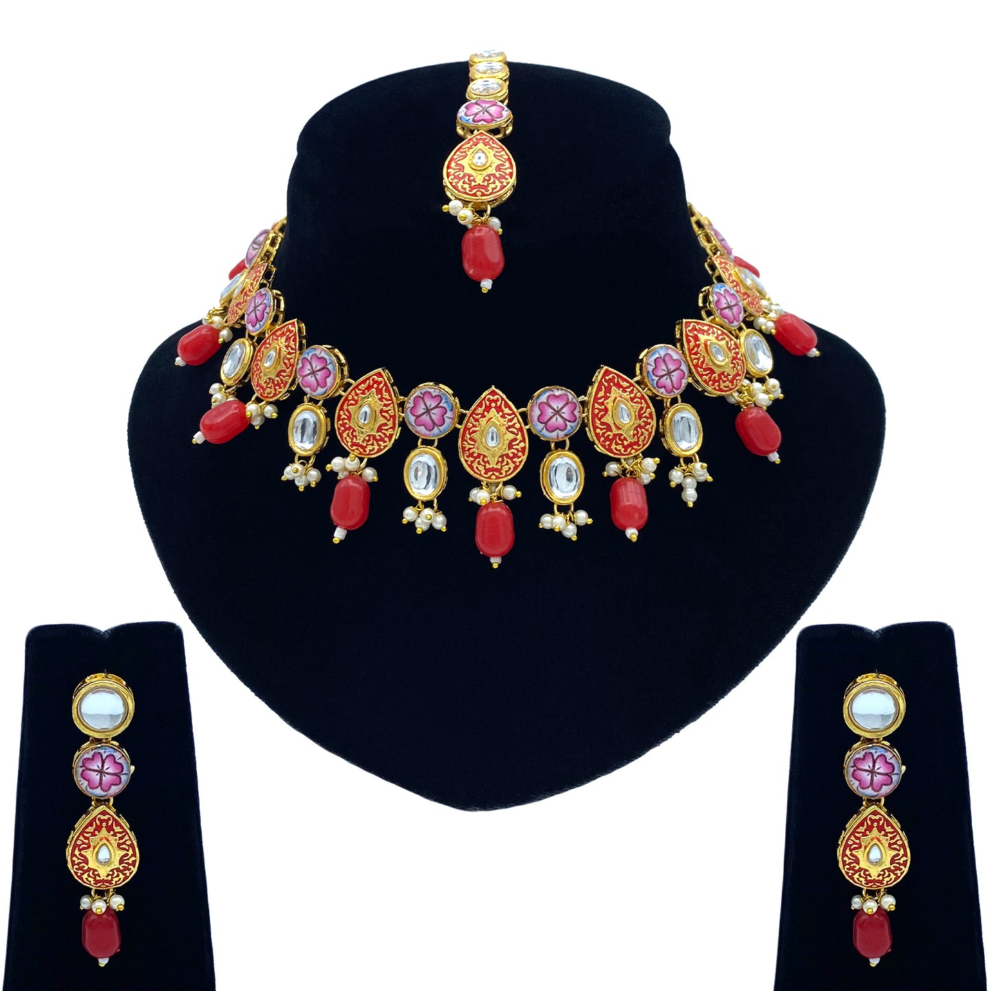 Kundan Jewellery Set (08-0543)