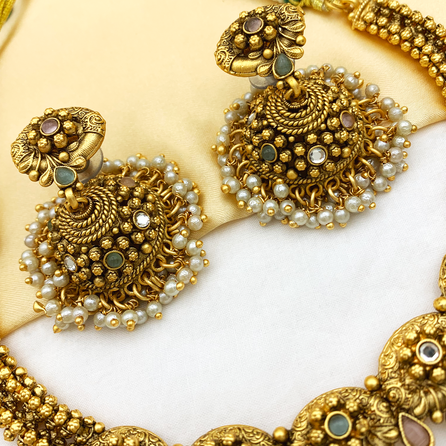 Rajwadi Antique Copper Set(SUJ-LPN-80)