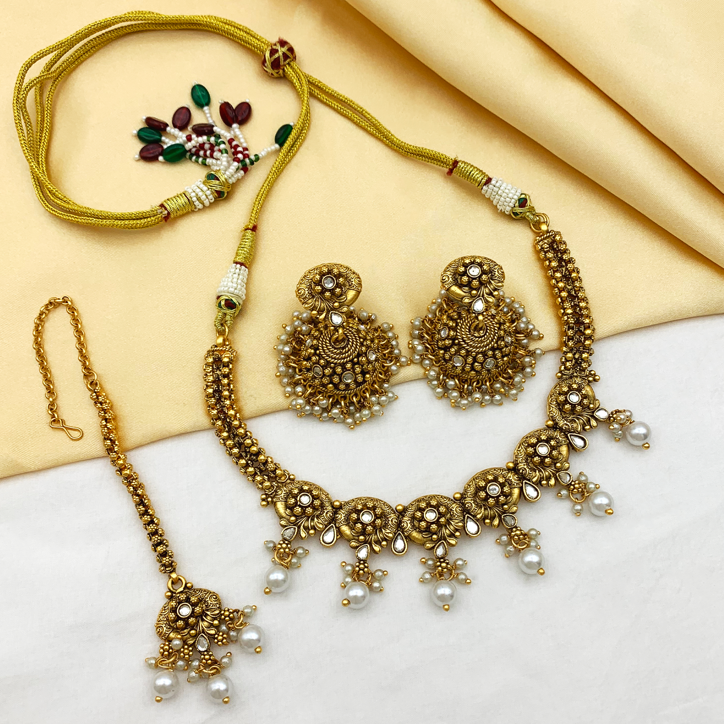 Rajwadi Antique Copper Set(SUJ-LPN-80)