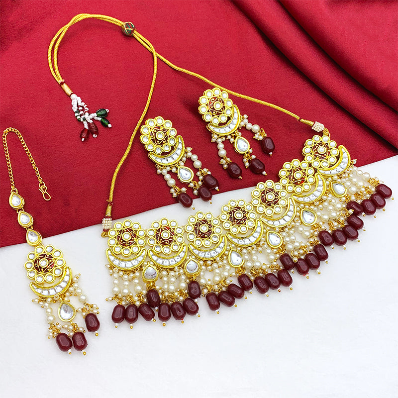 Kundan Meenakari Set (08-0243)