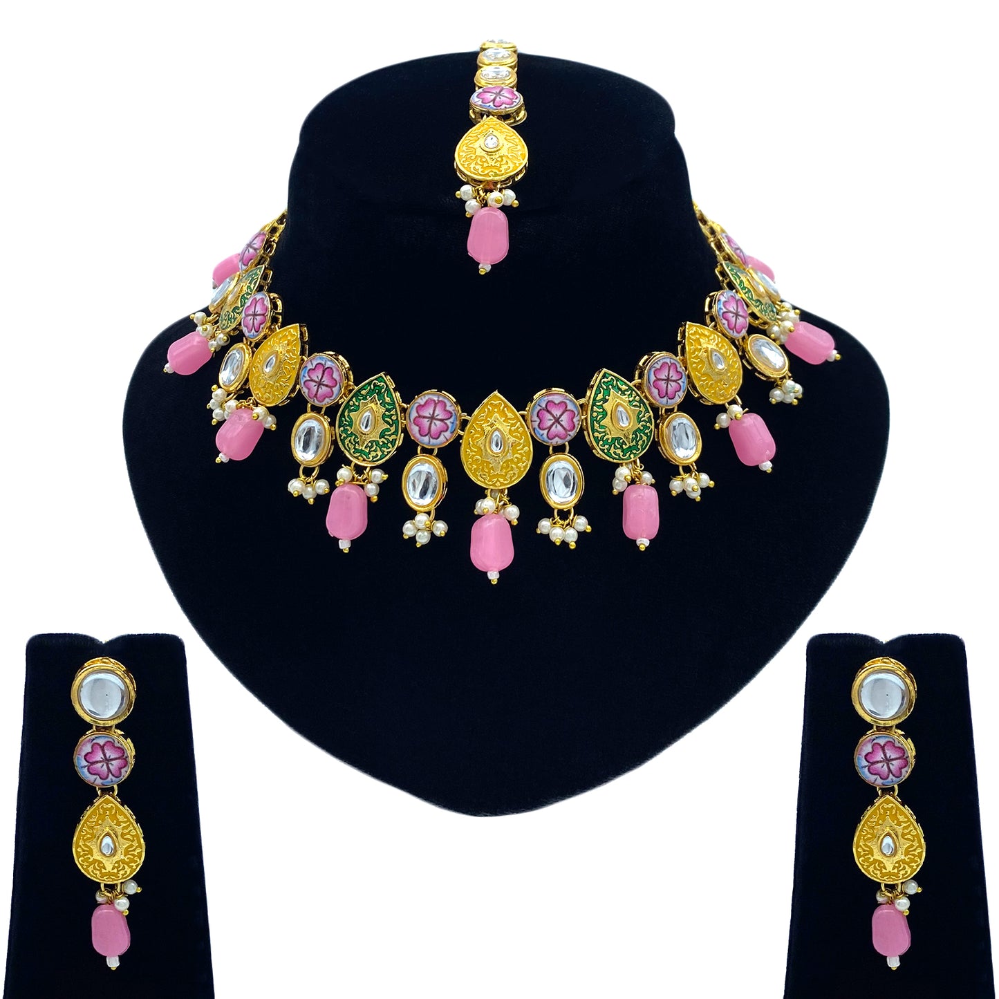 Kundan Jewellery Set (08-0543)