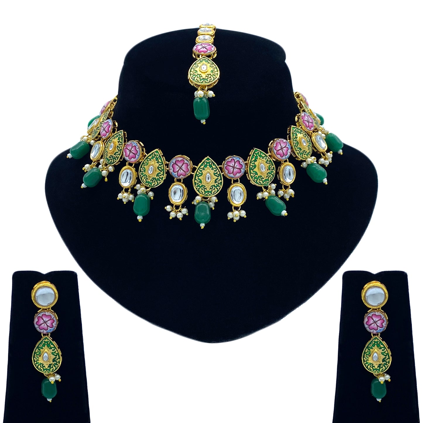 Kundan Jewellery Set (08-0543)