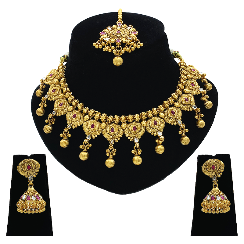 Rajwadi Antique Copper Set(SUJ-LPN-58)