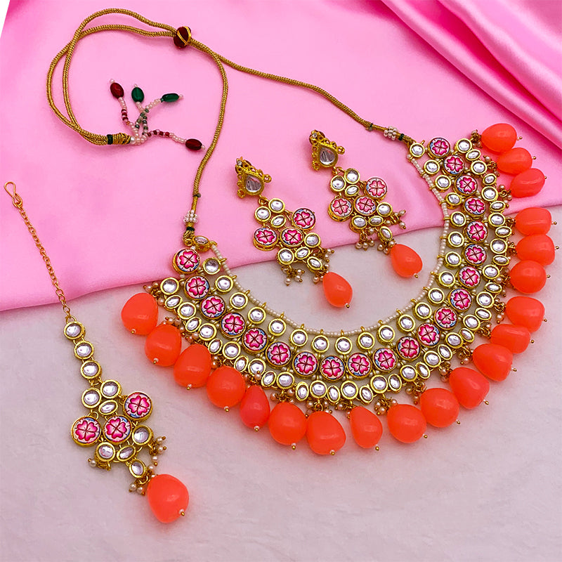 Kundan Floral Set (08-0438)
